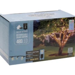 Solar Lichterkette 480 LEDs warmweiß 21,5 m