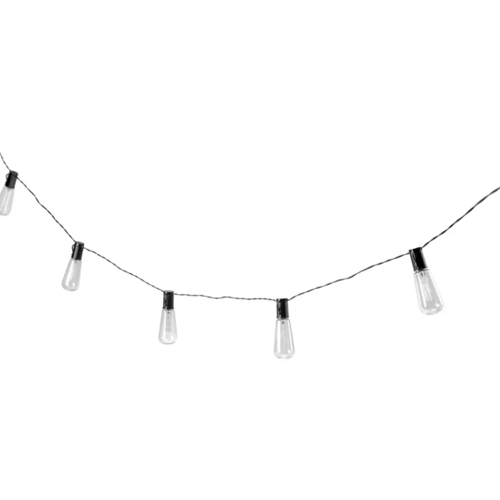 Solar-Lichterkette 4,7 m mit 10 LED-Birnen