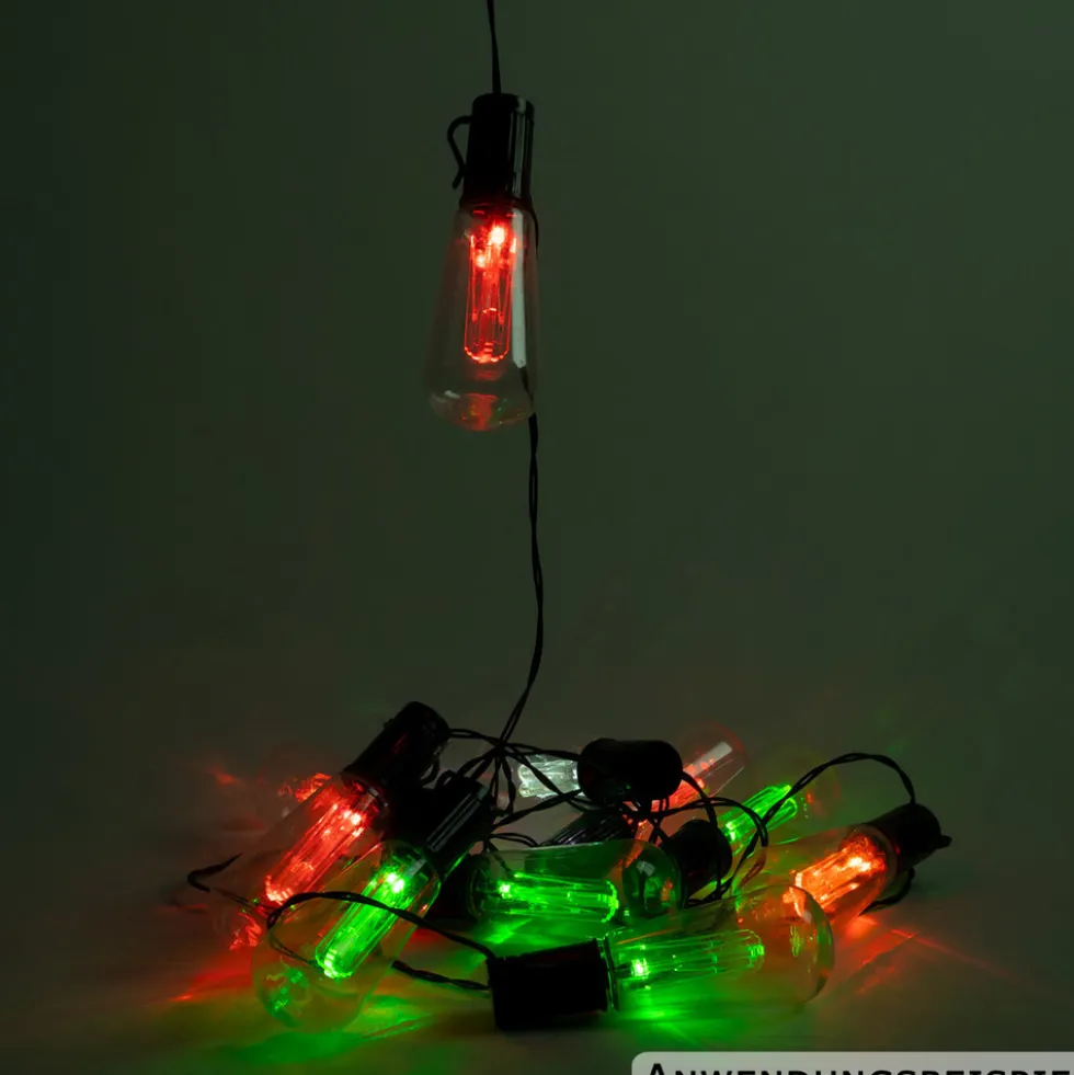 Solar-Lichterkette 4,7 m mit 10 LED-Birnen