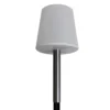 Solar-Stablampe 41,5 cm mit Schirm aus Edelstahl