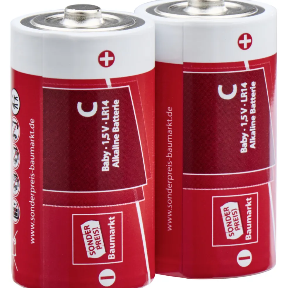 Sonderpreis Baumarkt Batterien C Baby 2 Stück