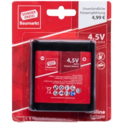 Sonderpreis Baumarkt Flachbatterie 4,5 V Alkaline