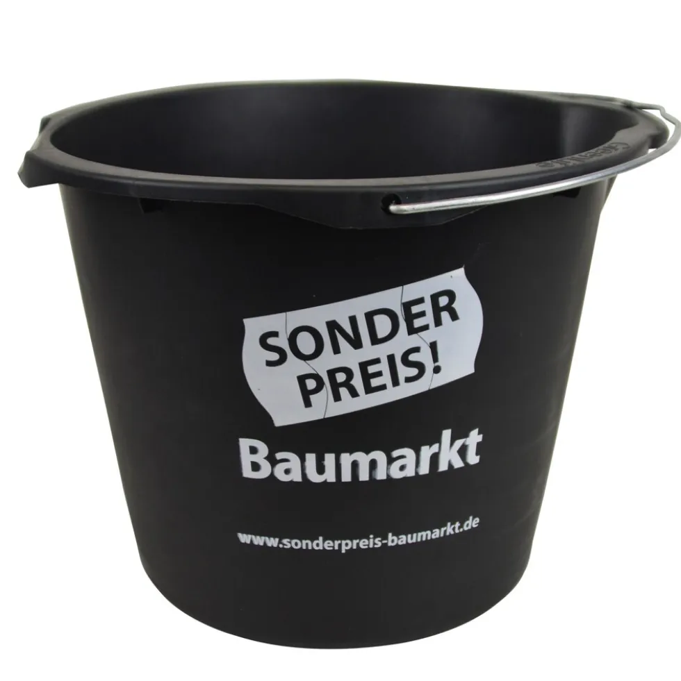 Sonderpreis Baumarkt Wassereimer 12 L in schwarz