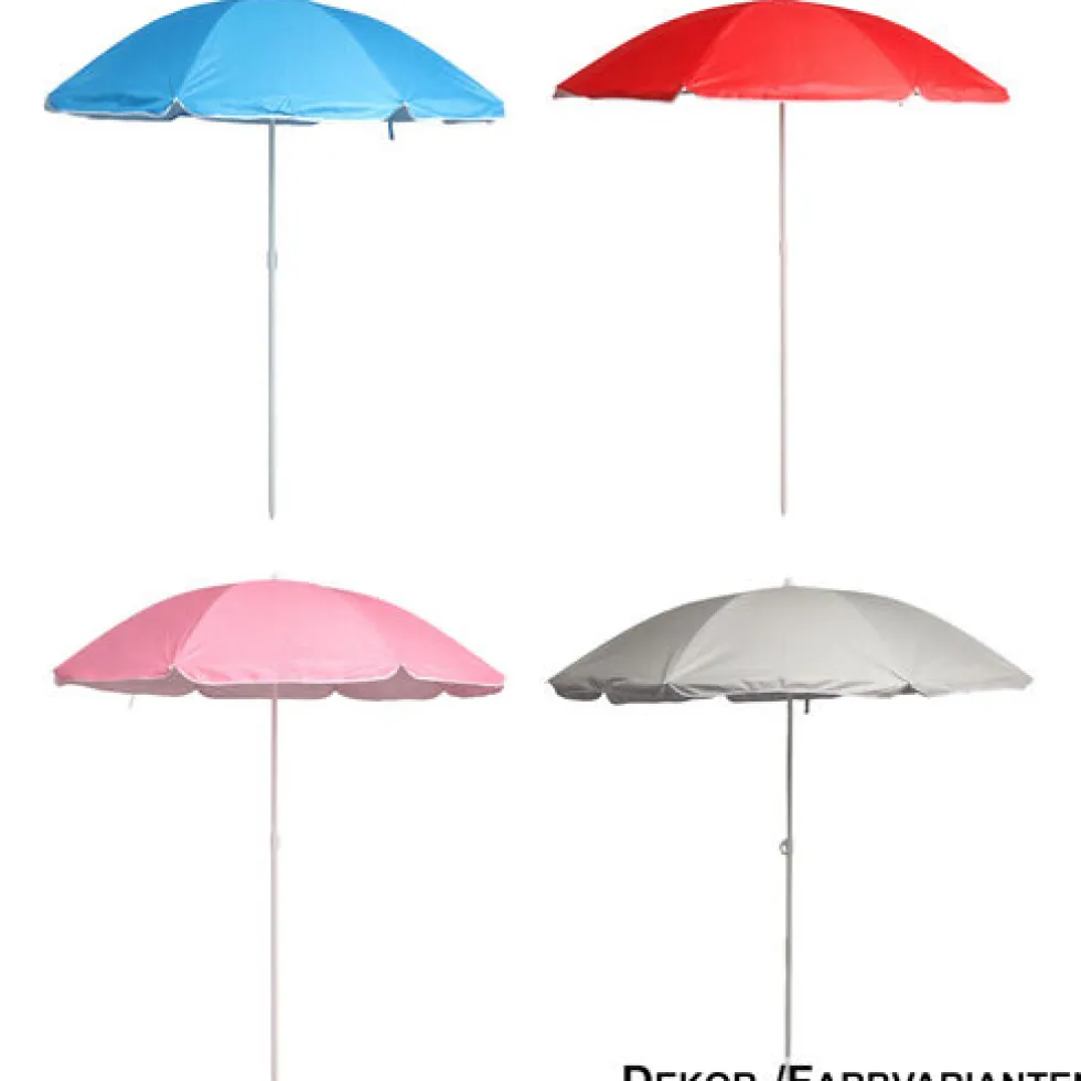 Sonnenschirm mit Knickfunktion Nylon Ø 180 cm Farbauswahl