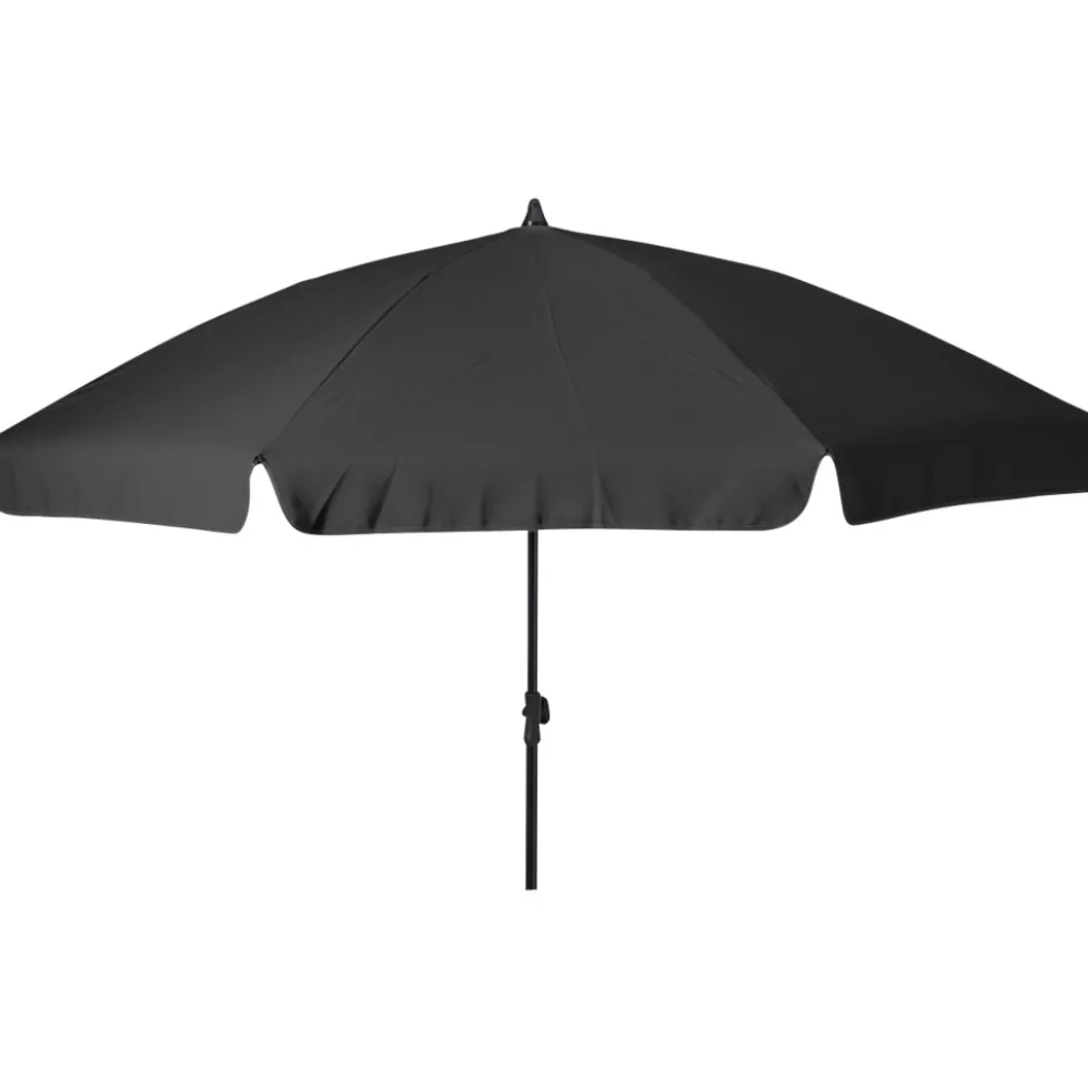 Sonnenschirm mit Knickfunktion Ø 185 cm grau
