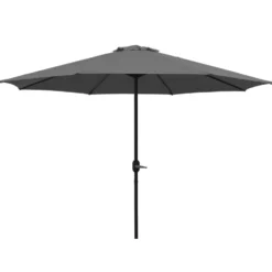 Sonnenschirm mit Knickfunktion Ø 300 cm grau