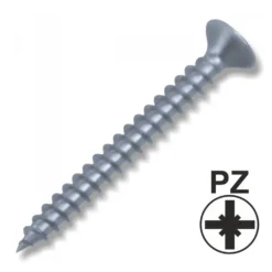 Spanplattenschraube 3,0x20mm A2 Edelstahl Senkkopf Vollgewinde PZ Kreuz