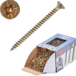 Spanplattenschraube 3,0x40 mm PZ 1kg FISHBULL-Pack Senkkopf Vollgewinde Kreuzschlitz