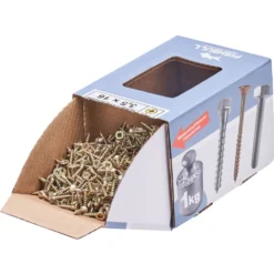 Spanplattenschraube 3,5x16 mm PZ 1kg FISHBULL-Pack Senkkopf Vollgewinde Kreuzschlitz