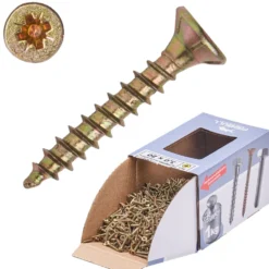 Spanplattenschraube 3,0x20 mm PZ 1kg FISHBULL-Pack Senkkopf Vollgewinde Kreuzschlitz