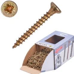 Spanplattenschraube 3,0x25 mm PZ 1kg FISHBULL-Pack Senkkopf Vollgewinde Kreuzschlitz
