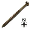 Spanplattenschraube 5,0 x 80 Senkkopf Teilgewinde PZ