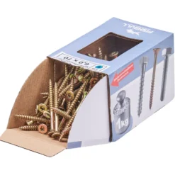 Spanplattenschraube 6,0 x 70 Senkkopf Teilgewinde IVZ 1 kg