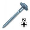 Spenglerschraube A2 2-teilig. PZ 4,5 x 40 mm mit Dichtscheibe