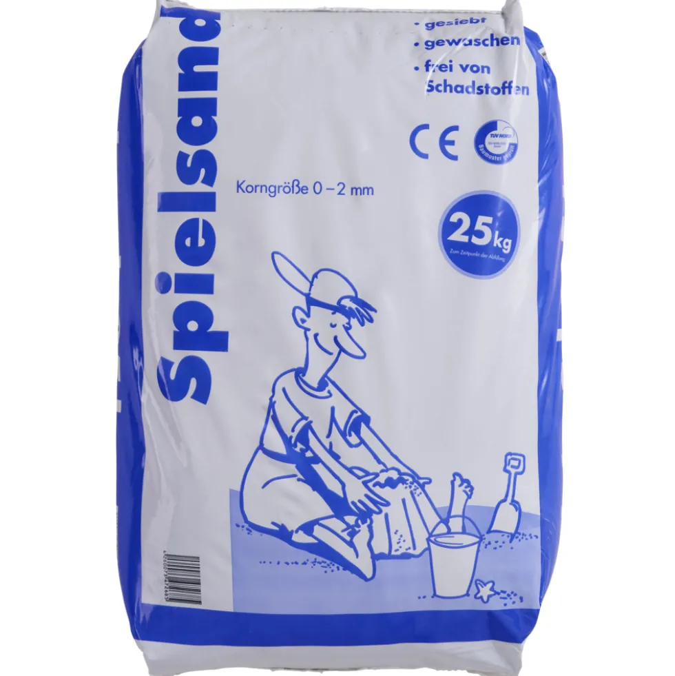 Spielsand fein im 25 kg Sack für Sandkästen