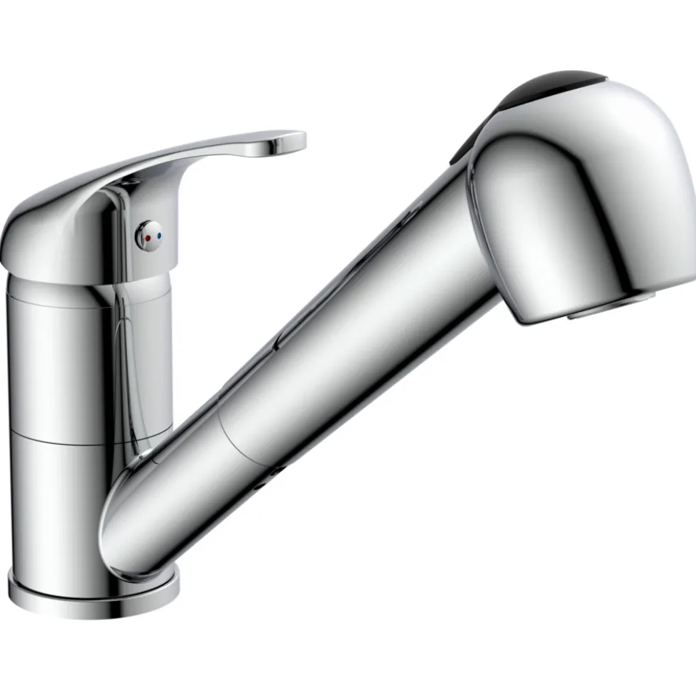 Spültischarmatur Grande Vita Classic ausziehbar Stand 3/8" chrom
