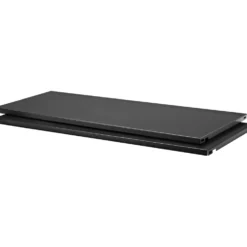 Stahlfachboden 800 x 300 mm 2 Stück schwarz