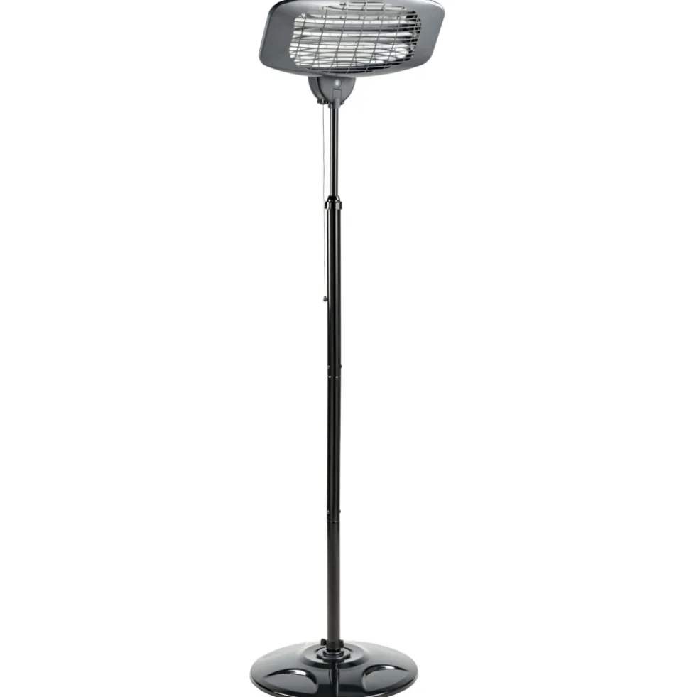 Stand-Heizstrahler elektrisch mit Teleskopstange