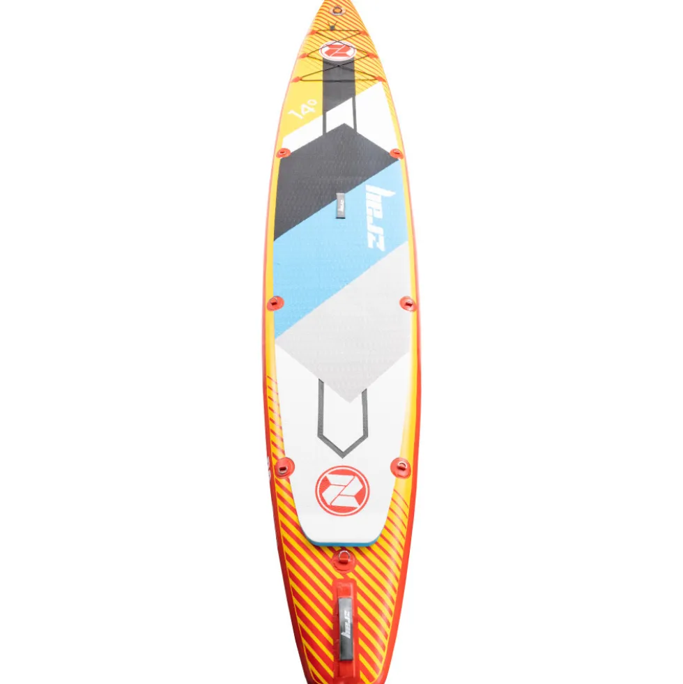 Stand-up-Paddleboard-Set Carbon in Orange mit Zubehör - B-Ware