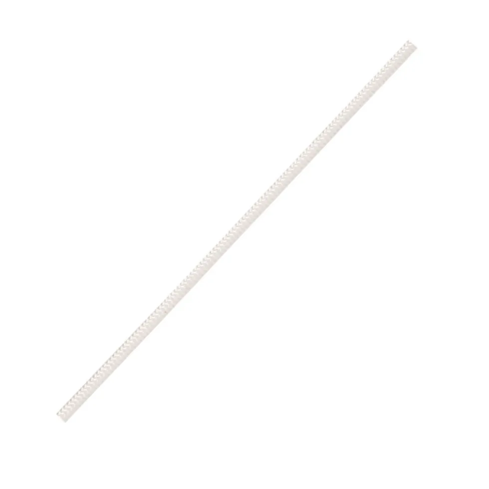 Starterleine 3,5 mm aus weißem geflochtenem Polyesterseil