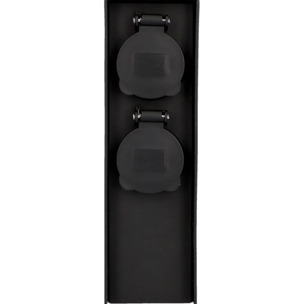 Steckdosensäule Kunststoff 2-fach IP44