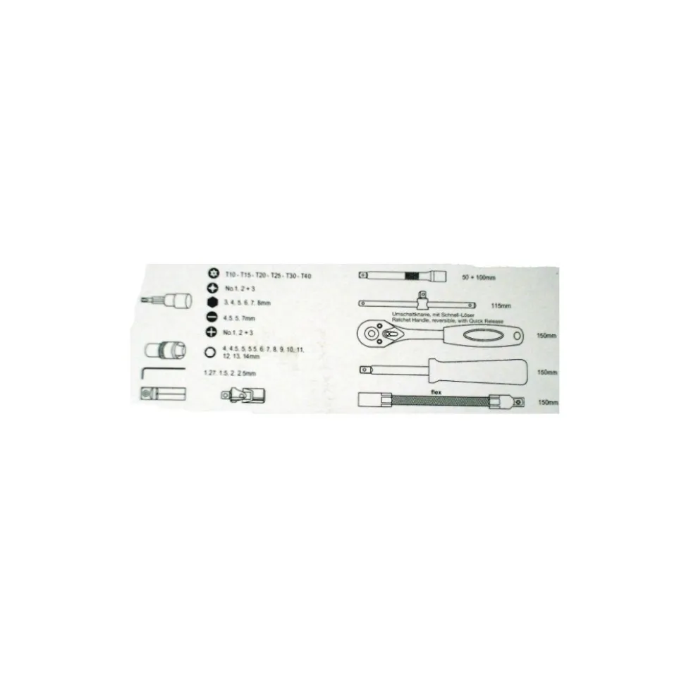 Steckschlüsselsatz - B-Ware