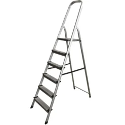 Stehleiter 6-stufig aus Aluminium