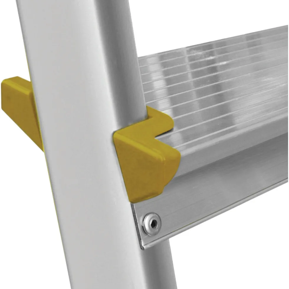 Stehleiter 3-stufig aus Aluminium mit 60 cm Haltebügel