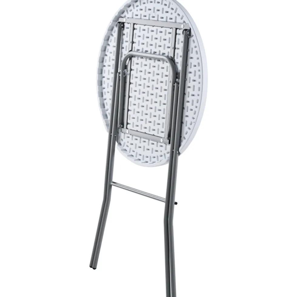 Stehtisch klappbar Ø 80 x 110 cm mit Metallgestell