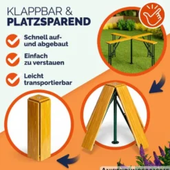 Stehtisch Quattro, klappbar