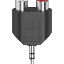 Stereo-Audio-Adapter 3,5 mm Klinkenstecker - 2x Cinch-Kupplung
