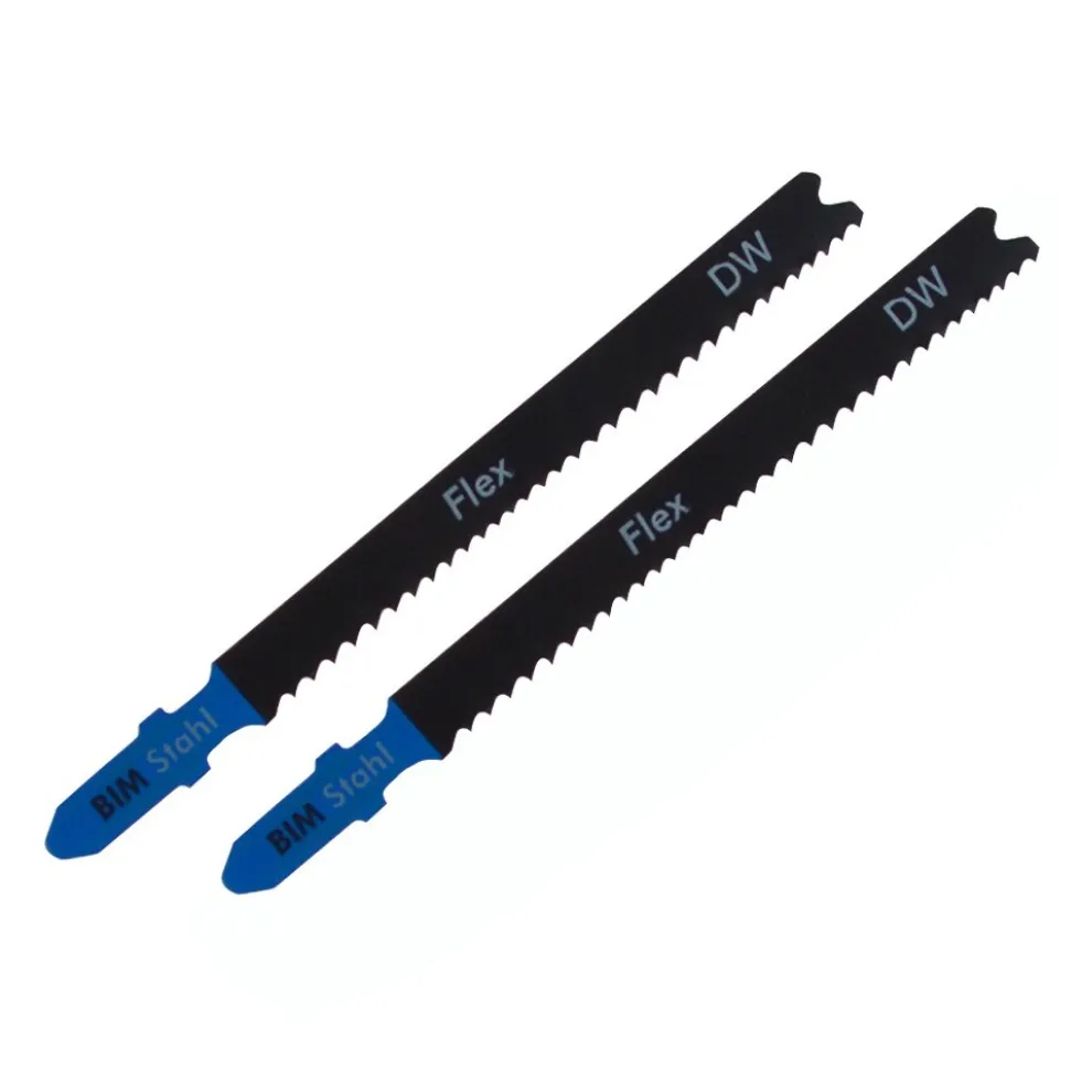 Stichsägeblätter 100 mm BIM flexibel T-Schaft 2 Stück