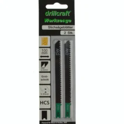 Stichsägeblätter 100 mm HCS Grobschnitt 2 Stück mit U-Schaft