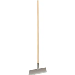 Stoßscharre 33 cm Aluminium mit Holzstiel 108 cm
