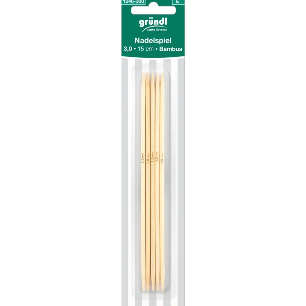 Strumpfstricknadeln 3 mm 15 cm
