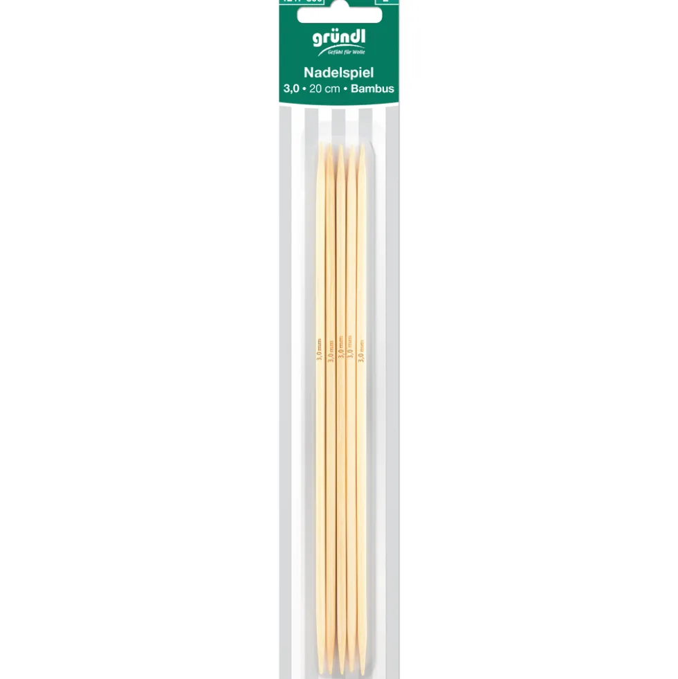 Strumpfstricknadeln 3 mm 20 cm