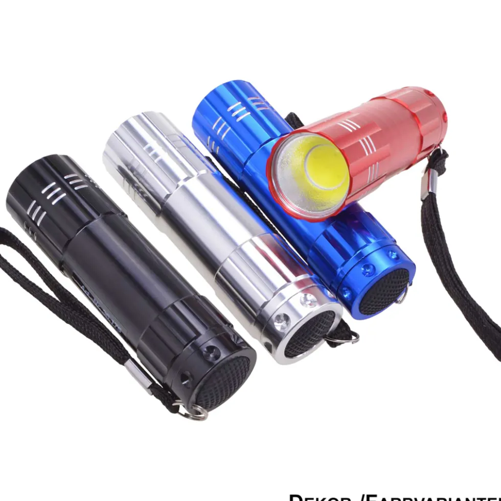 Taschenlampe mit 1 COB-LED und Aluminiumgehäuse