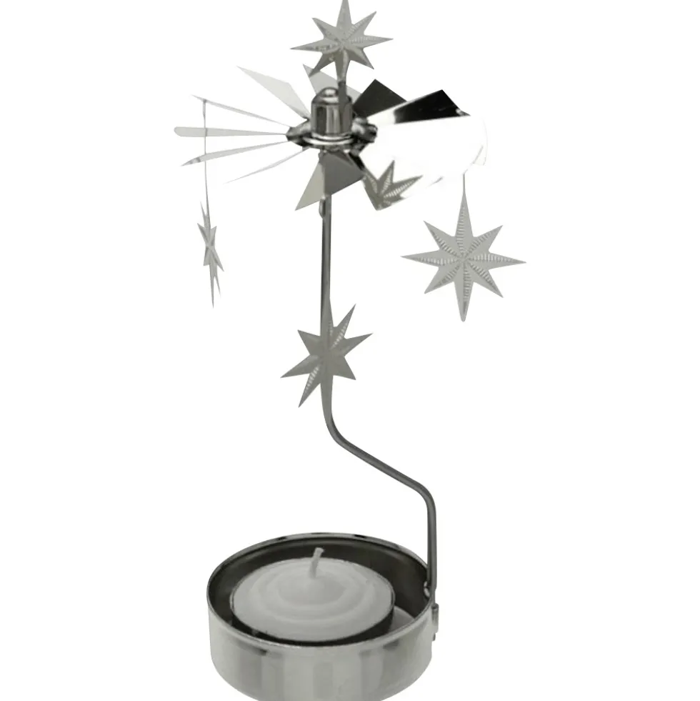 Teelicht-Karussell 13 x 8 cm aus Metall in vier verschiedenen Motiven