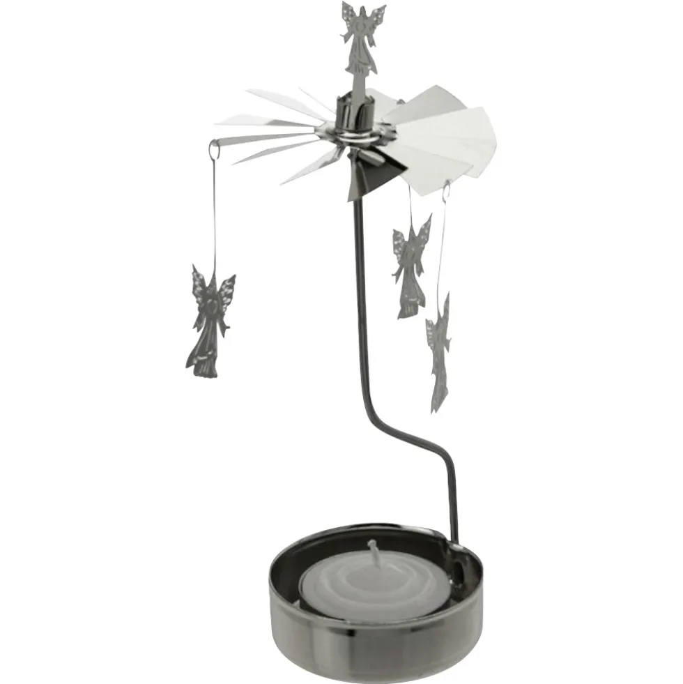 Teelicht-Karussell 13 x 8 cm aus Metall in vier verschiedenen Motiven