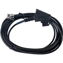 Telefonkabel TAE-F-Stecker 3 m Modular-Stecker 6p4c in Schwarz