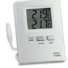 Thermometer digital zur Messung der Innen- und Außentemperatur in weiß