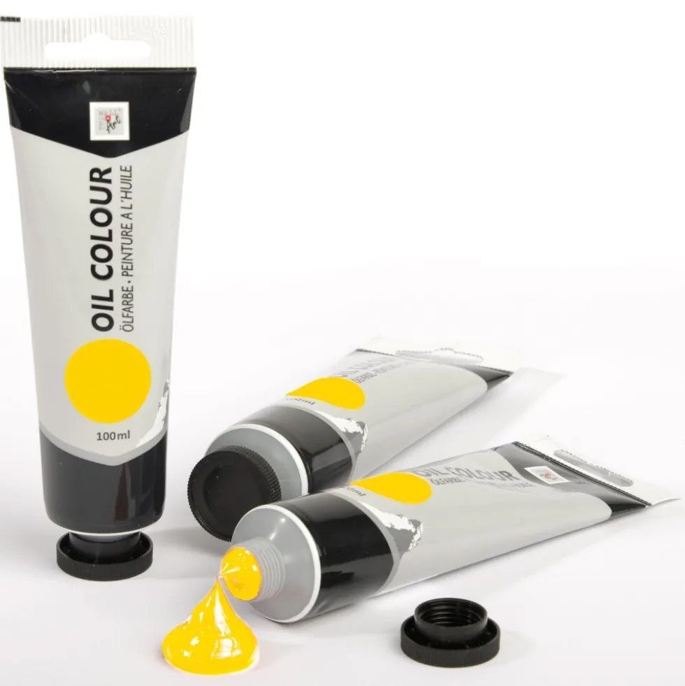 The Wall Ölfarbe in Yellow Medium 100 ml Tube