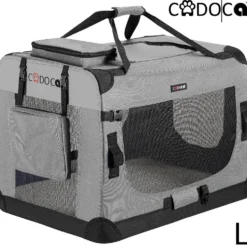 Tiertransportbox L 70 x 52 x 50 cm grau