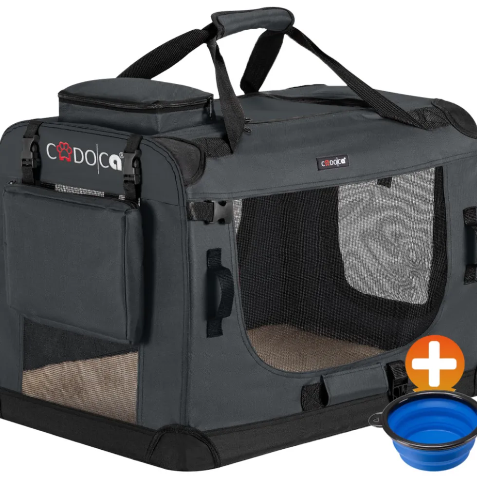 Tiertransportbox M 60 x 42 x 44 cm anthrazit
