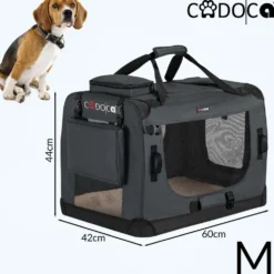 Tiertransportbox M 60 x 42 x 44 cm anthrazit