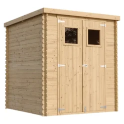 Timbela Geräteschuppen aus Holz mit Boden