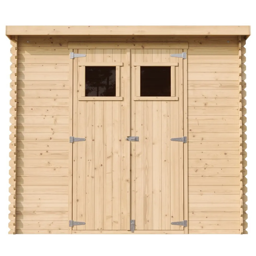 Timbela Geräteschuppen aus Holz mit Boden M310+M310G