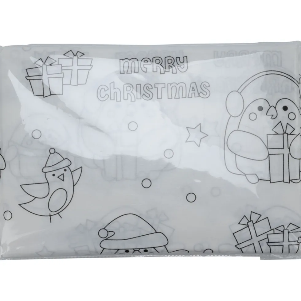 Tischdecke bemalbar mit Weihnachtsmotiv