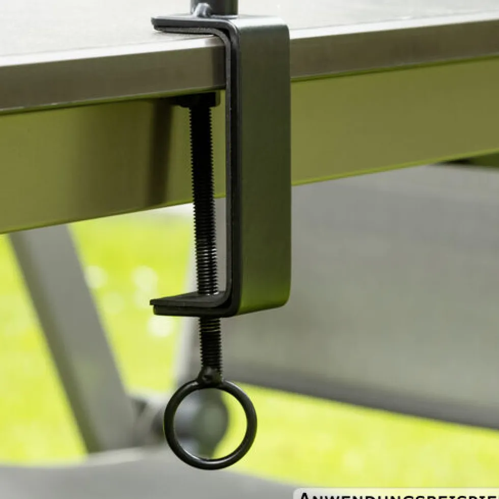 Tischdekogestell mit Klemmen, schwarz