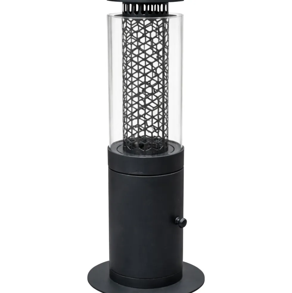 Tischfackel "Caminetto" mit Glaszylinder